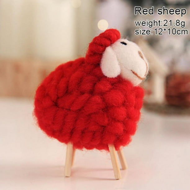 Details about / Supplies Lamb Desktop Decor Figurines Mini Table Ornament Home Furnishings